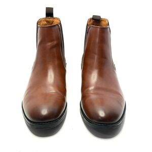 Alfani Men's Thommas Chelsea Round Toe Boots Brown Size 10.5M NWT/BOX
